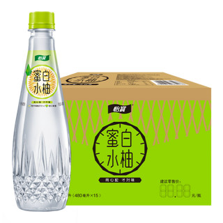 88VIP：C'estbon 怡宝 蜜水白柚 水果饮料 480ml*15瓶整箱装 （蜂蜜+柚子果汁饮料）