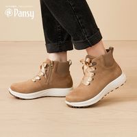 Pansy盼喜日本女鞋运动休闲户外轻便舒适防滑防水保暖舒适鞋冬季