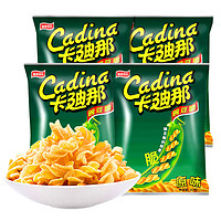 卡迪那（cadina）豌豆脆 原味62g*4袋 休闲零食 膨化食品