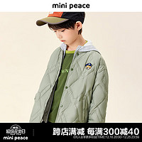 Mini Peace MiniPeace太平鸟童装冬新男童羽绒服FAACE4107 鼠尾草绿 160cm