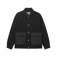 Levi's李维斯24秋冬同款美式复古防寒保暖户外羽绒服牛仔外套 黑色 XL