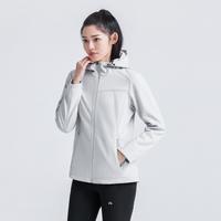 【四面弹软壳衣】防泼水秋季户外连帽女修身夹克外套潮流简约