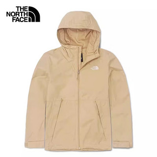 THE NORTH FACE 北面 冲锋衣男户外防风硬壳单层夹克4UDN 卡其色/LK5 M