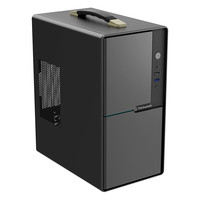Thermaltake(Tt)和谐号 中塔机箱(形象外观/全透明侧板支持长显卡/U3/背部理线/支持240水冷) 金刚mini 提手版