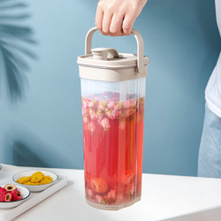 btif 家用冷水壶塑料耐热耐高温凉水壶大容量水杯果汁壶 2L