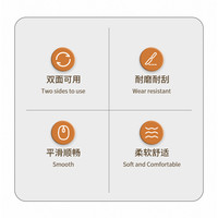 联想异能者鼠标垫双面可用耐用防滑游戏办公家用PU皮革鼠标垫