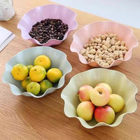 糖果果盘大号家用客厅茶几水果蓝收纳糖果零食摆放盘果盘