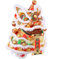 拼酷凤冠花轿3d立体金属拼图手拼装模型十里红妆 醒狮（金）+玻璃罩+工具