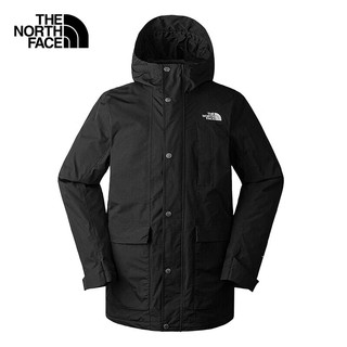 The North Face北面冲锋衣男户外保暖羽绒内胆三合一冲锋外套8DMJ 黑色/JK3 M
