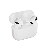 百亿补贴：Apple 苹果 AirPods 3 MagSafe充电盒版 半入耳式真无线蓝牙耳机 白色