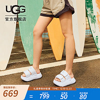 UGG 女士厚底露趾凉鞋 1152689 洋流蓝色 39