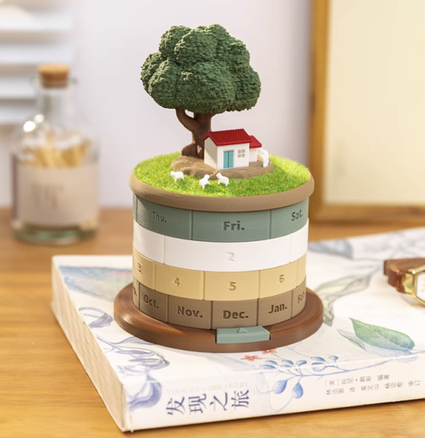 阿楹 微缩景观创意卡通解压日历
