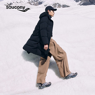 Saucony索康尼冬季款秋冬经典轻盈保暖运动生活长羽绒服