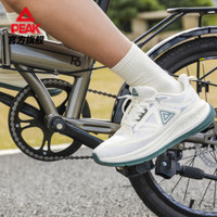 匹克 态极24小时跑步鞋女夏季轻便防滑透气休闲运动鞋女DH420018 帆布白 37