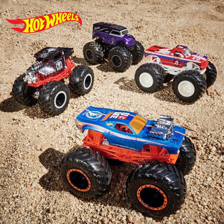 风火轮（HOT WHEELS）狂野大脚车沙滩越野车肌肉改装车儿童汽车玩具合金小车模 4M巴什兹拉HTM33