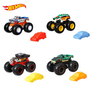 风火轮（HOT WHEELS）狂野大脚车沙滩越野车肌肉改装车儿童汽车玩具合金小车模 4M巴什兹拉HTM33