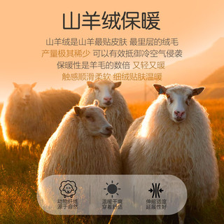 宜而爽【含山羊绒蚕丝】7A抑菌防螨男女保暖内衣套装无痕磨毛秋衣秋裤 女款套装 肤色 L（女165/男170）