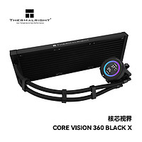 利民 CORE VISION 360 BLACK X 核芯视界 支持 LGA1700一体式水冷散热器 IPS液晶屏