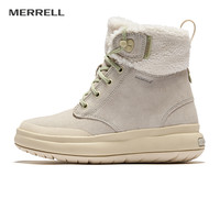 MERRELL迈乐2024冬季户外保暖防水雪地靴女中帮加绒短筒女靴