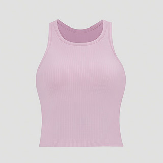 lululemon丨Ebb to Street 女士短款工字运动背心 内置内衣 LW1CJUS 牡丹粉 XXS /2