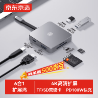 京东京造 USB扩展坞 6合1