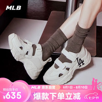 MLB鞋子男女户外沙滩凉鞋增高轻便鞋休闲运动鞋3ASDCH143-07CRS-250