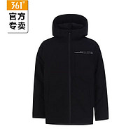 361° 361度正品男士防风羽绒服短款新品2024冬季保暖男子运动连帽外套