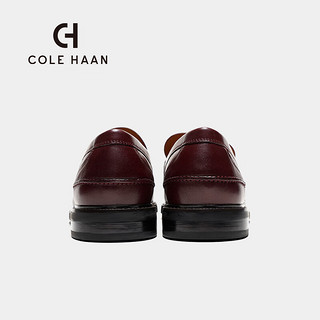 colehaan/歌涵 男士乐福鞋 秋季一脚蹬商务皮鞋单鞋C38555 深酒红-C38555 41.5