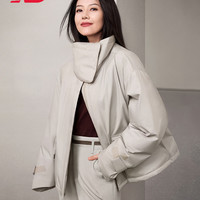 New Balance Grey鹅绒系列NB女新冬防风中长款羽绒服NPE48012 高圆圆同款 GR NPE48012 L
