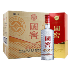 LUZHOULAOJIAO 泸州老窖 国窖1573 浓香型白酒 52度 500ml*6瓶