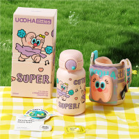 UOOHA 保温杯 粉色海伦 500ML