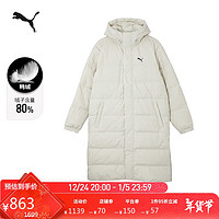 PUMA 彪马 男女秋季运动保暖长款羽绒外套 JACKET 687428 S