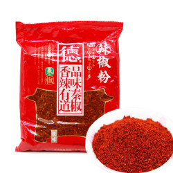 德有邻 辣椒粉 标细500g 陕西秦椒线辣椒面石碾油泼辣子 标细500g（细）