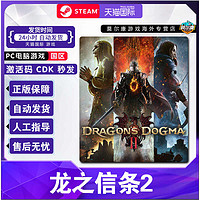 STEAM 蒸汽 龙之信条2 国区cdkey激活码 Dragon's Dogma 2 PC正版游戏