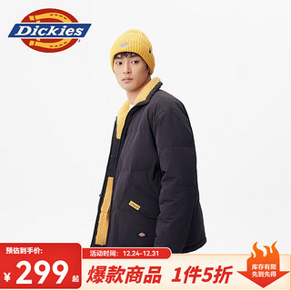 dickies羽绒服 双面两穿放羊羔绒羽绒服外套10923 蜂蜜黄 XS