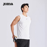 Joma 荷马 运动背心男春夏透气速干跑步健身训练篮球背心凉感无袖T 白色 XL