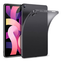 亿色适用于iPad保护套2019/2020/2021款Air5/4苹果平板防摔保护壳 mini 6壳Pro12.9 【剔透黑】单底壳|ipad air 4/5