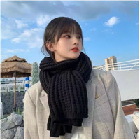 凯蒂猫 Hello Kitty秋冬季百搭保暖围巾氛围学韩系简约圣诞风韩版加厚