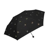 天堂伞 Paradise雨伞女轻巧黑胶晴雨伞防晒防紫外线遮阳伞小巧便携太阳伞