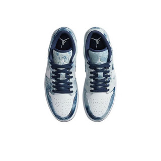 耐克（NIKE）Air Jordan 1 Low AJ1 牛仔蓝 低帮复古篮球鞋CZ8455-100 42