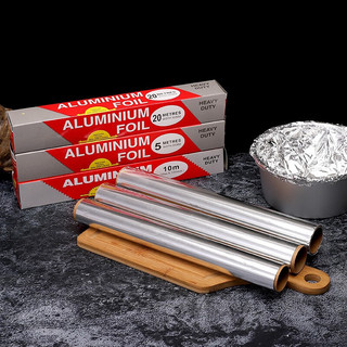 米良品（Kavar） 家用锡纸烤箱纸铝箔纸烤肉纸烧烤烘焙防油纸烤肉纸 30cm*10m 1卷装