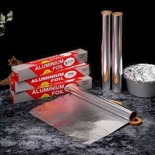 米良品（Kavar） 家用锡纸烤箱纸铝箔纸烤肉纸烧烤烘焙防油纸烤肉纸 30cm*10m 1卷装