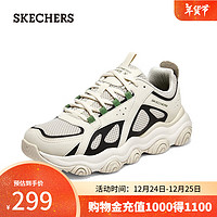 斯凯奇（Skechers）网面男女鞋透气时尚绑带经典复古户外运动跑步鞋896216/894224 男款-自然色/黑色/NTBK 43