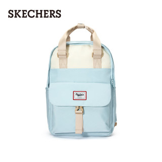 斯凯奇（Skechers）大容量双肩包男女同款背包学院风书包L323U097