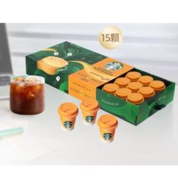 STARBUCKS 星巴克 精品速溶咖啡黑咖啡 浓郁焦糖风味2.2g*15 0糖0脂美式便携随星杯