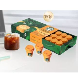 STARBUCKS 星巴克 精品速溶咖啡黑咖啡 浓郁焦糖风味2.2g*15 0糖0脂美式便携随星杯