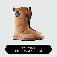 加拿大鹅（Canada Goose）Crofton Puffer 男士可翻折中筒靴户外休闲靴男鞋 7781M 1317 檀木色/驼色 41