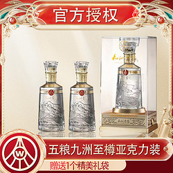 WULIANGYE 五粮液 九洲至樽52度浓香型白酒 52度 500mL 2瓶