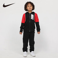 耐克(Nike)儿童运动套装秋冬针织外套休闲长裤两件套NKB-PH-F706 靛蓝色110S(4) 706正黑色 110(5)