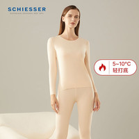 Schiesser舒雅女士秋衣秋裤60S莫代尔3A抗菌随型裁保暖套装E0/20753W 女士E0/20753W肤色7101 XL